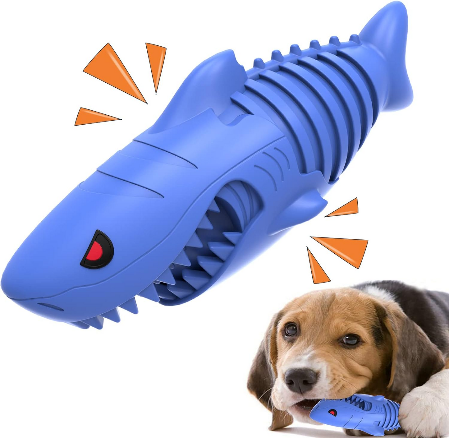 Dog toys for Aggressive Chewers and Super Chewers  - Shark Toy