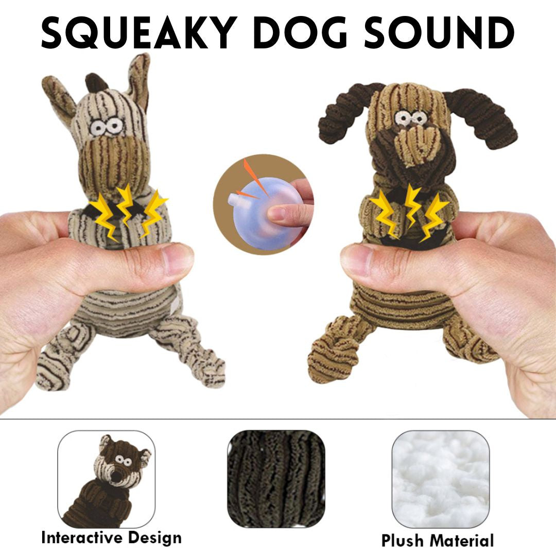 Squeaky Dog Toy Combo Set For All Dog Sizes - Set of 3 dog toys